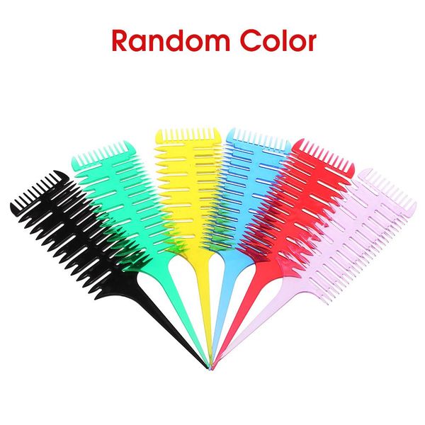 

3 way sectioning highlight comb professional weave weaving comb hair dye styling tool salon use hair dyeing hairdressing comb wmtkuq xhhair, Silver