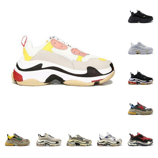 

2020 paris casual shoes triple s trainers sneaker dad shoe sneaker black bottom mens womens superior quality chaussures l05 b3