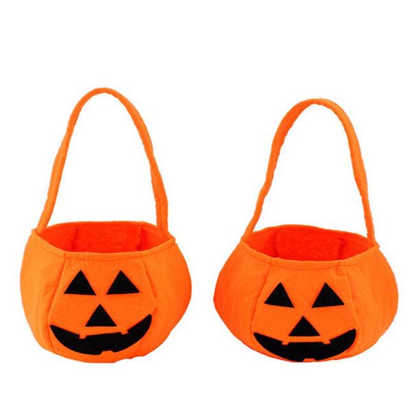 

storage bags halloween smile pumpkin bag children pattern kids candy sac de bonbons fashion