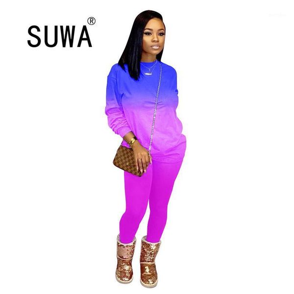 

women's tracksuits recommend style tracksuit two piece outfits women lounge wear set oversize t-shirt jogger pants autumn fashion cloth, Gray