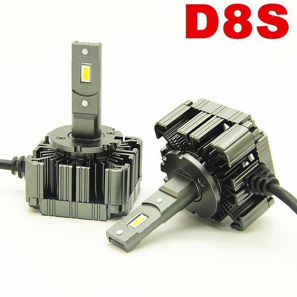 

12v car led headlight bulbs d8s 6000k 55ww replacement of oem hid bulb plug and play d8s1