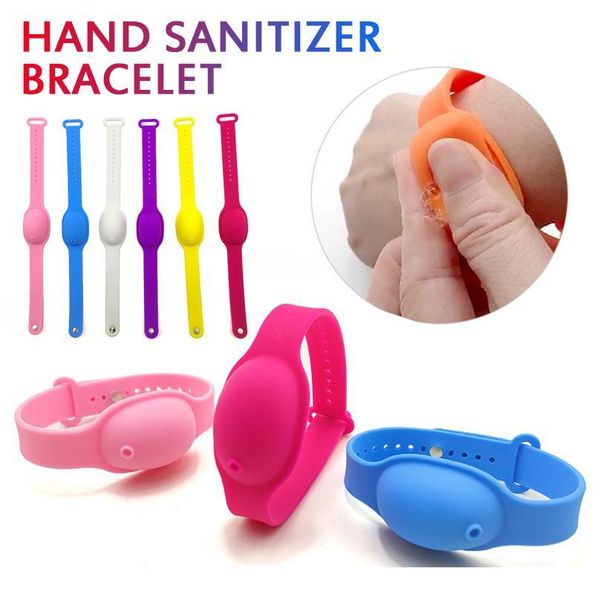 

sanitizer dispenser bracelet wristband sanitizer dispenser gel bracelet hand washing liquid sile pumps disi qylsyw, Black;brown