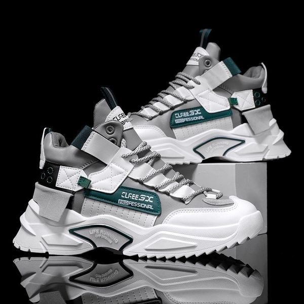 

men shoes korean style trendy high sports running casual increase shoes 0217