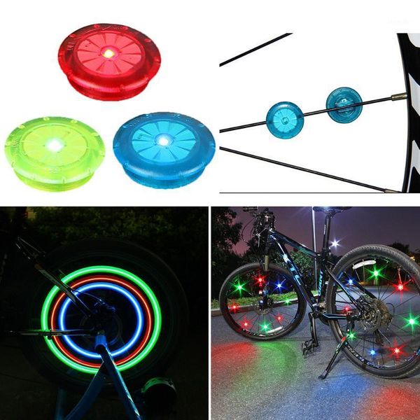 

bike lights bicycle spoke mountain steel wire led air wheel decorative riding equipment accessori1
