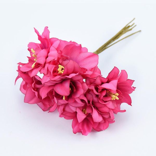 

silk cherry bouquet vases for wedding home decor diy gifts candy box scrapbook christmas wreath artificial flowers fake plants f wmtxpb