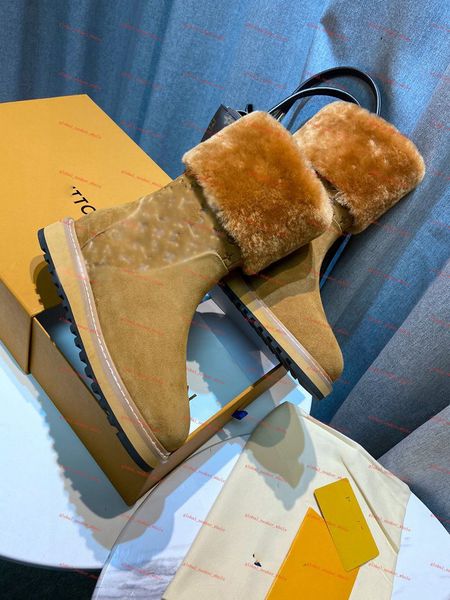 

2020 новые дизайнеры снежные ботинки женщины мода мягкая кожа плоские ботинки девушки повседневная зимняя коричневая обувь с мехом половина, Black;red