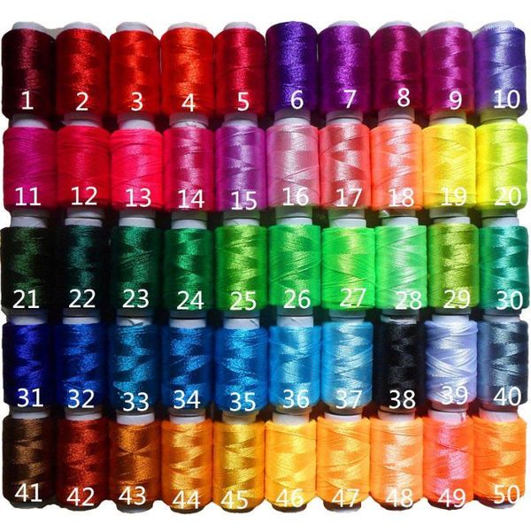 

50pcs/lot 12g/pcs multicolor ice silk embroidery thread sewing embroidery cross stitch silk threads line1, Black;white