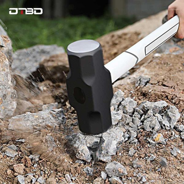 

2/3/4lb heavy duty sledge hammer professional carbon steel hammer cushioning tprhandle engineering geological rescue tool1