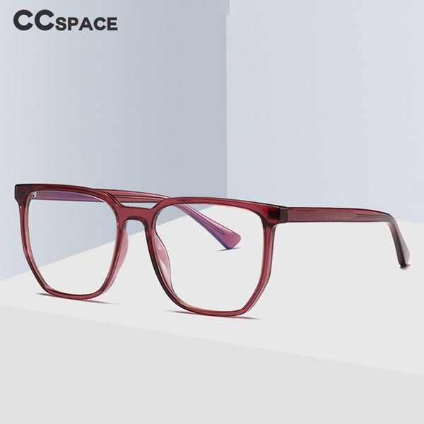 

sunglasses 49538 tr90 plastic titanium spectacle frame anti-blue light men's and women optical fashion computer eyeglasses flat lens, White;black