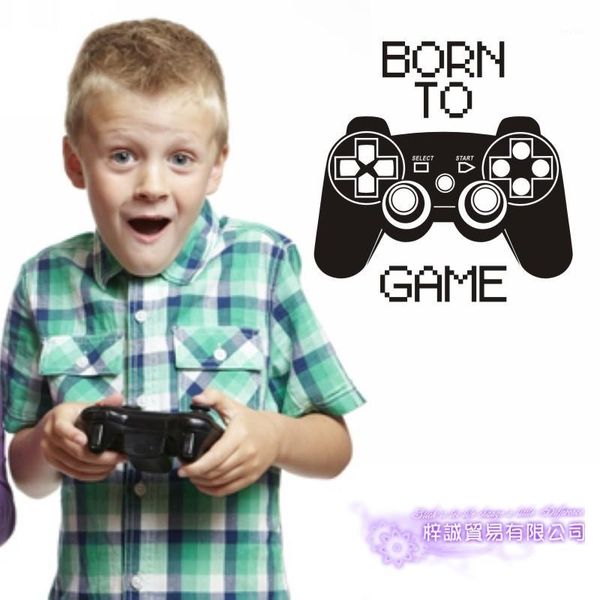 

wall stickers game handle decal video controller sticker play gaming posters gamer decals decor mural sticker1