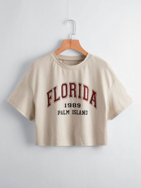 

letter graphic drop shoulder tee 340k#, White