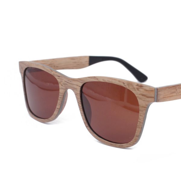 

grain sunglasses health environmental protection wood comfortable glasses personality trendy box for men and women, White;black