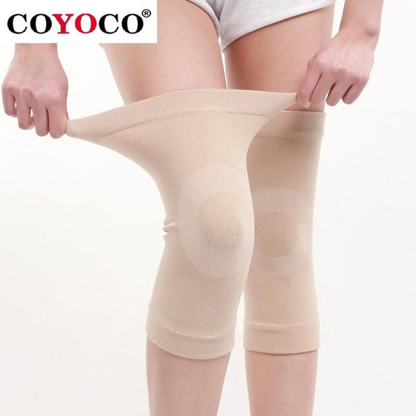 

1 шт. высокие эластичные спортивные коленные колодки pad coyoco восстановление давления кольца kneepads летняя кондиционер комната тонкий те