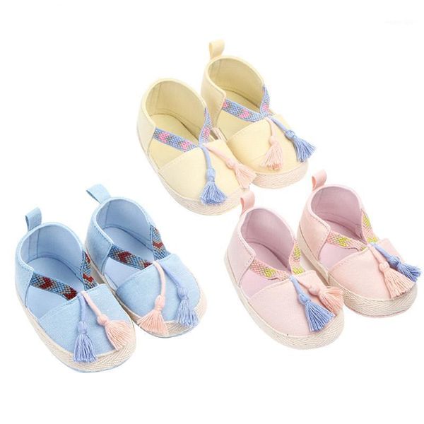 

first walkers infant baby crib shoes soft sole tassels prewalker flats anti-slip princess dress shoes1