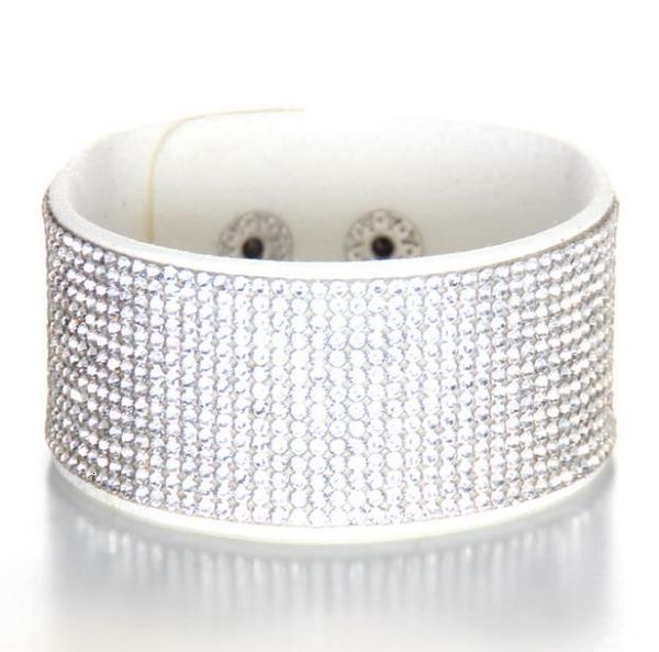 

bracelets european and american rhinestone leather
