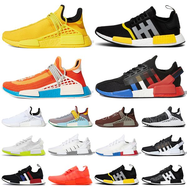 

ale nmd r1 v2 running shoes pharell williams human race hu trail nerd pride aqua paris bbc womens mens trainers outdoor sports sneakers