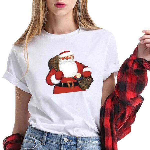 

merry christmas t shirt women plus size christmas shirts graphic t shirts aesthetic tshirt holiday tees kawaii t-shirts, White