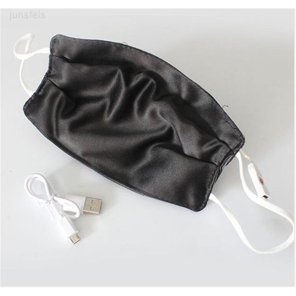 

fashion led light luminous mouth cotton dustproof and windproof hanging ear personality funny face mask usb charge