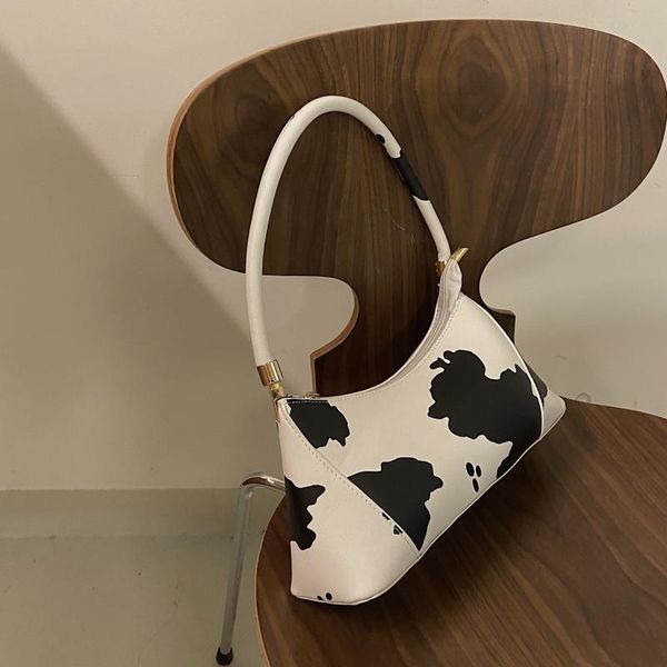 

designer-small design, cow baguette bag, hand-held shoulder bag