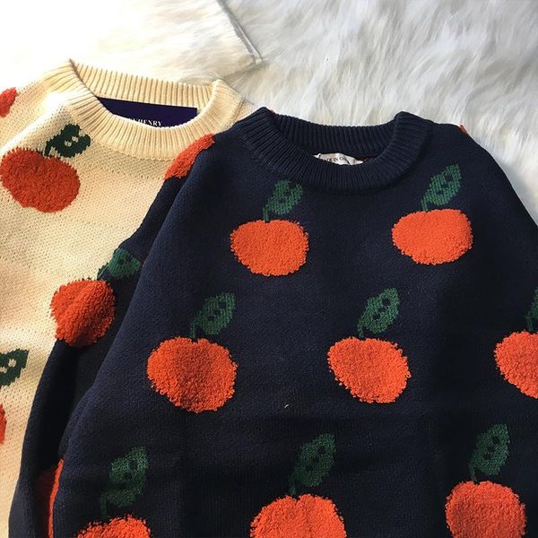 

mens knitted sweater men 2020 winter preppy style pullover sweaters contrast round collar, White;black