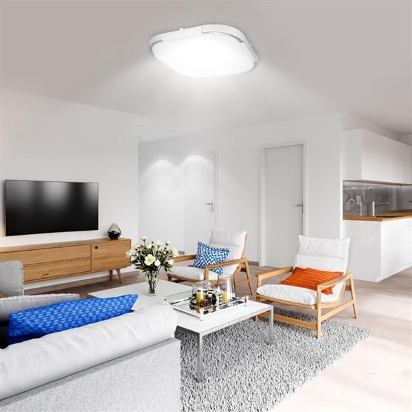 

85-265v led ceiling light square shape lights living room bedroom lamp stepless dimming(18w) high bright premium ceiling lights