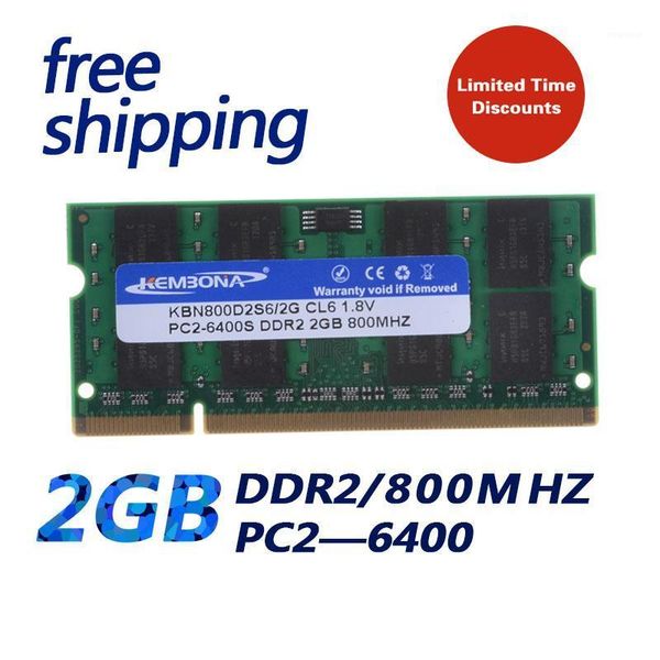 

kembona new 2gb pc2 6400 ddr2 800 mhz 200pin sodimm lapnotebook ram so-dimm