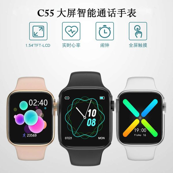 

bluetooth bracelet c55 straight call siri language watch