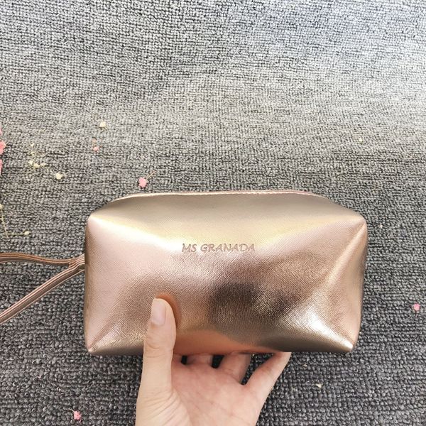 

portable makeup small travel capacity hand toiletry korea simple waterproof large bag carry-on bag heemv, Red;black