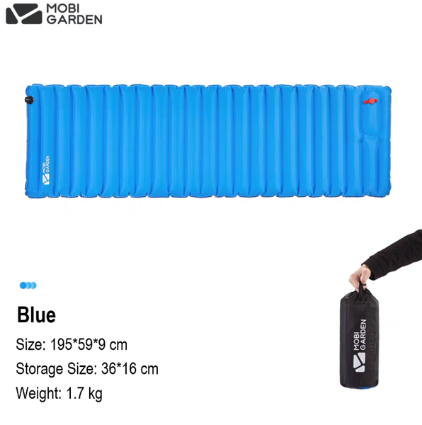 

mobi garden single inflatable bed portable outdoor camping moisture proof air cushion portable air cushion bed foot