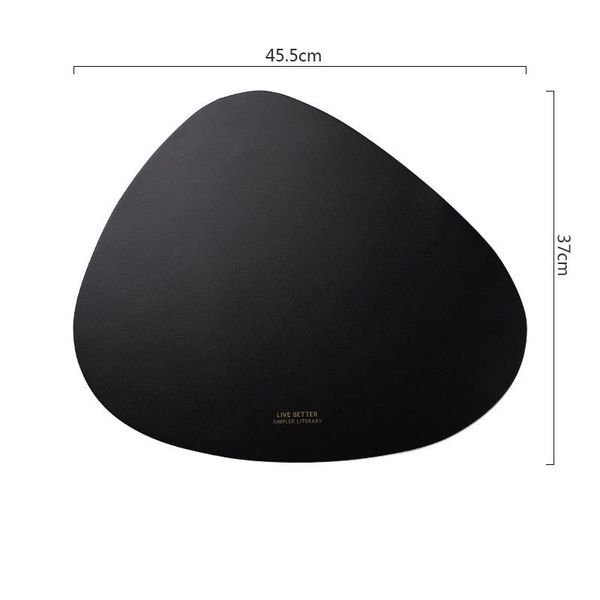 

pad mat декоративные кофейные восстановки pu кожаный placemat европейский стиль кожаный стол коврик месценые украшения дома wmtldp item_home