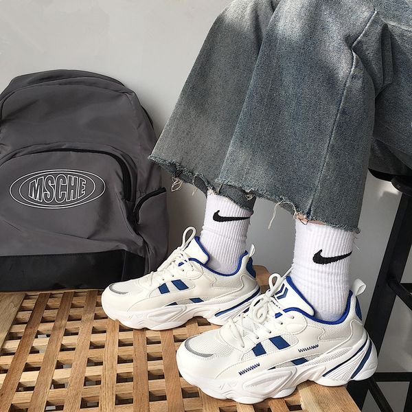 

autumn 2020 new super fire dad student korean version of ulzzang sports fashion ins versatile casual shoes, Black