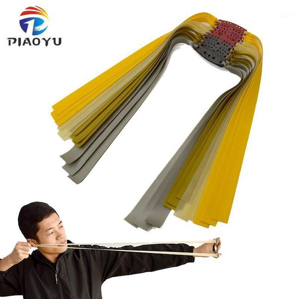 

resistance bands 3/6/9pcs slings big power extended rubber band for shooting outdoor hunting flat thickness 0.75/0.9/1mm1