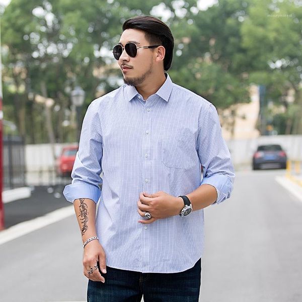 

plus size 8xl 7xl 6xl brand casual men shirt slim fit men multicolor shirt long sleeve cotton mens dress shirts chemise homme1, White;black