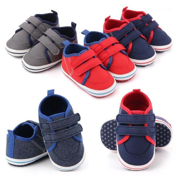 

first walkers infant born baby boy girl soft sole cotton anti-slip shoes sneaker prewalker patchwork 0-18m1