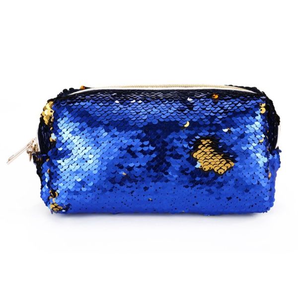 

women travel glitter cosmetic bag pencil box sequin makeup case gift portable makeup bag sequins zipper brush organizer travel p 274 g2