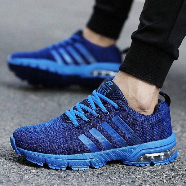 

new men shoes casual white sneakers mens trainers air cushion men sneakers leisure blue shoes tenis masculino adulto #0k3d