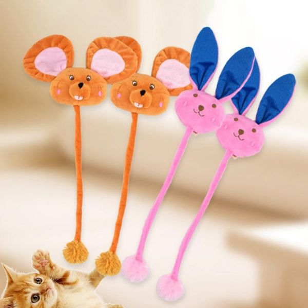 

cat catnip toys cartoon toy with long tail interactive scratcher tease cat toy for solving boredom supplies pet producttop