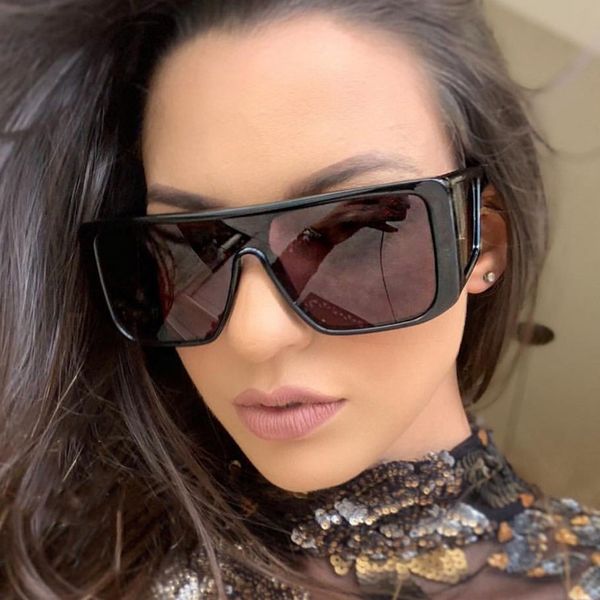 

2021 new oversized sunglasses for men and women with large square frames for sun shading and windproof retro sunglasses glasses 9010 [send g, White;black