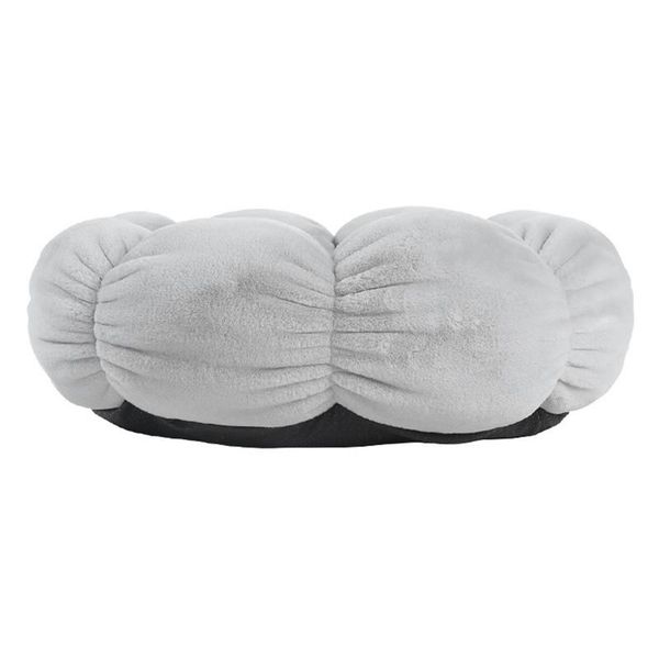 

winter pet bed plush round flower shaped dog cat warm sleeping cushion pad thin889