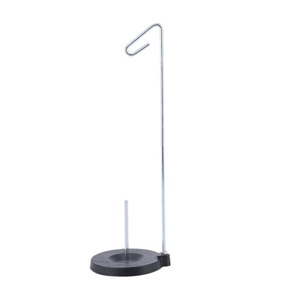 

single cone or spool stand alone cast metal thread stand thread holder fits all sizes for sewing embroidery serger, Black