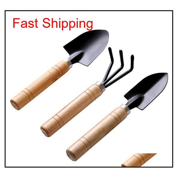 

dhl ups gardening tools 3-piece mini garden tools small spade / rake / spade plant potted plant transpla qyllbr bdesports