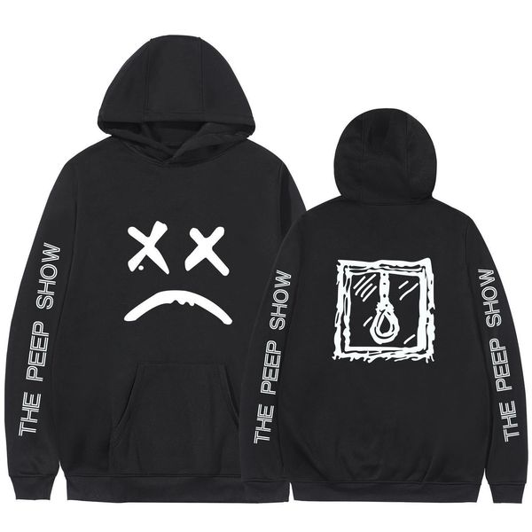 

lil peep hoodie women man hoodie sweatshirt sportswear oversized hoodie 2019 fans sweatshirt 4xl merchandise overcoat, Black