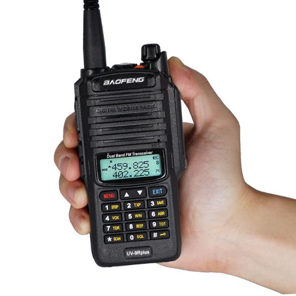 

walkie talkie durable baofeng ip67 waterproof uv-9r plus master speaker cb radio fm transceiver uhf/vhf 10w 4800mah uv 9r