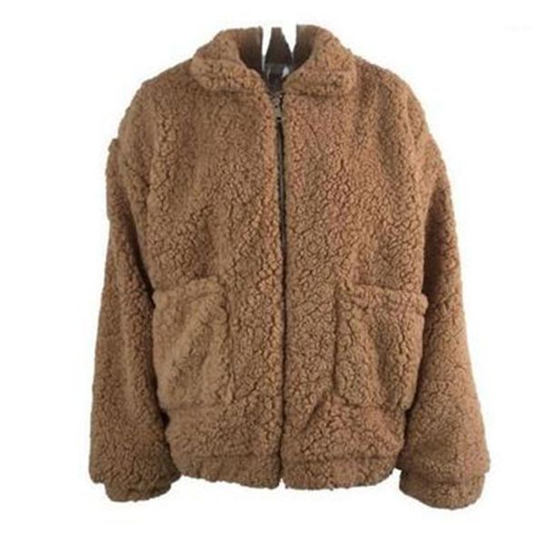 

fashion faux fur lambswool oversized jacket coat winter black warm hairly fur coat women autumn ladies outerwear female overcoat1