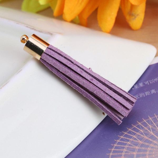 

20pcs faux leather trim tassel diy earrings jewelry accessories craft fringe garment sewing decor metal hat tassels pendant 50mm h jllpxm
