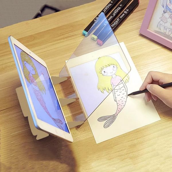 

wooden easel for painting indraw sketch easel drawing board table lapaccessories painting art supplies for children kids y200428
