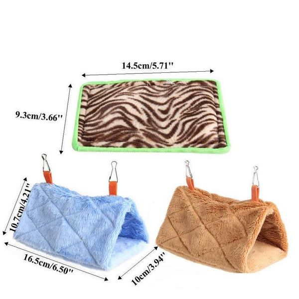 

soft plush bird parrot hammock warm hanging bed for pet cave cage qylyxn new_dhbest