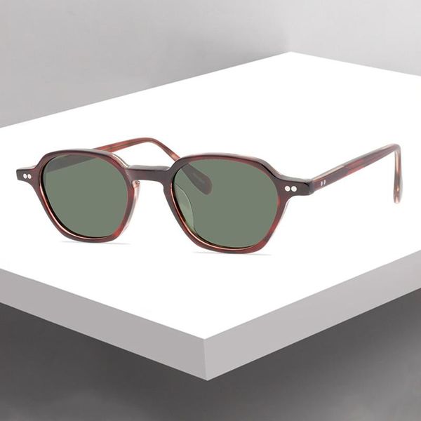 

acetate polarized sunglasses men retro square sunglass women fashion driving fishing sun glasses with uv400 lenses, White;black