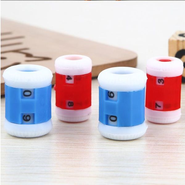 

10pcs sweater knitting needle register auxiliary tools weaving records rotation register for home outdoor shop (random color)1, Black