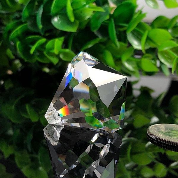 

2pc new suncatcher crystal prism hanging light chandelier cone pendant diy window decor glass art prism h bbyhuw